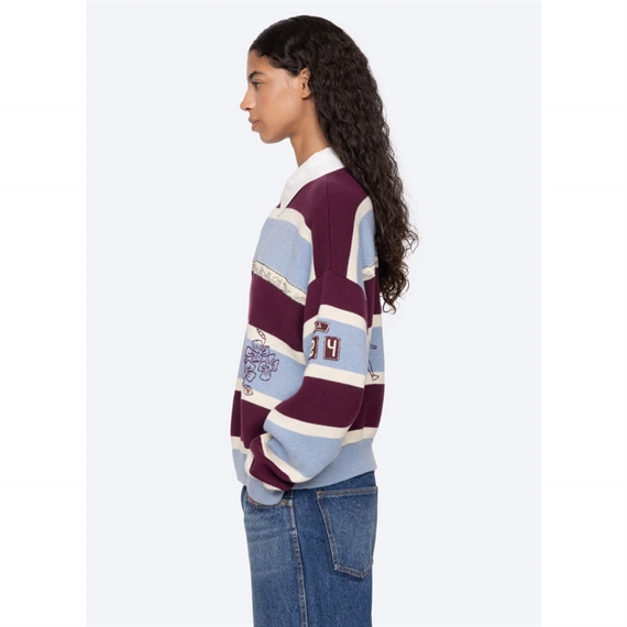 Sea New York Hester Solid Rugby Sweater, Multi
